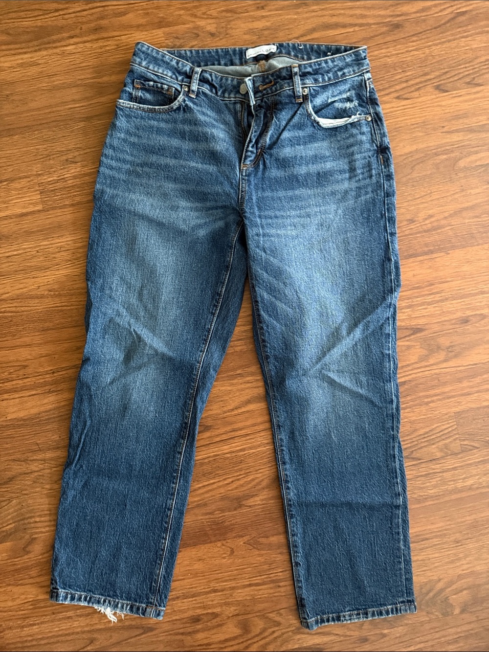 LOFT Women's Boyfriend Jeans in Medium Blue Wash
